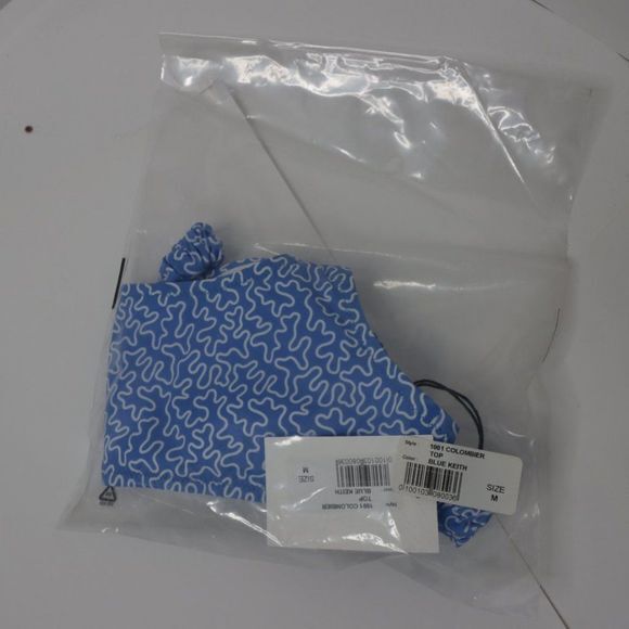 NEW  FISCH Colombier Square Neck Bikini Top, Blue, Large - Picture 11 of 11